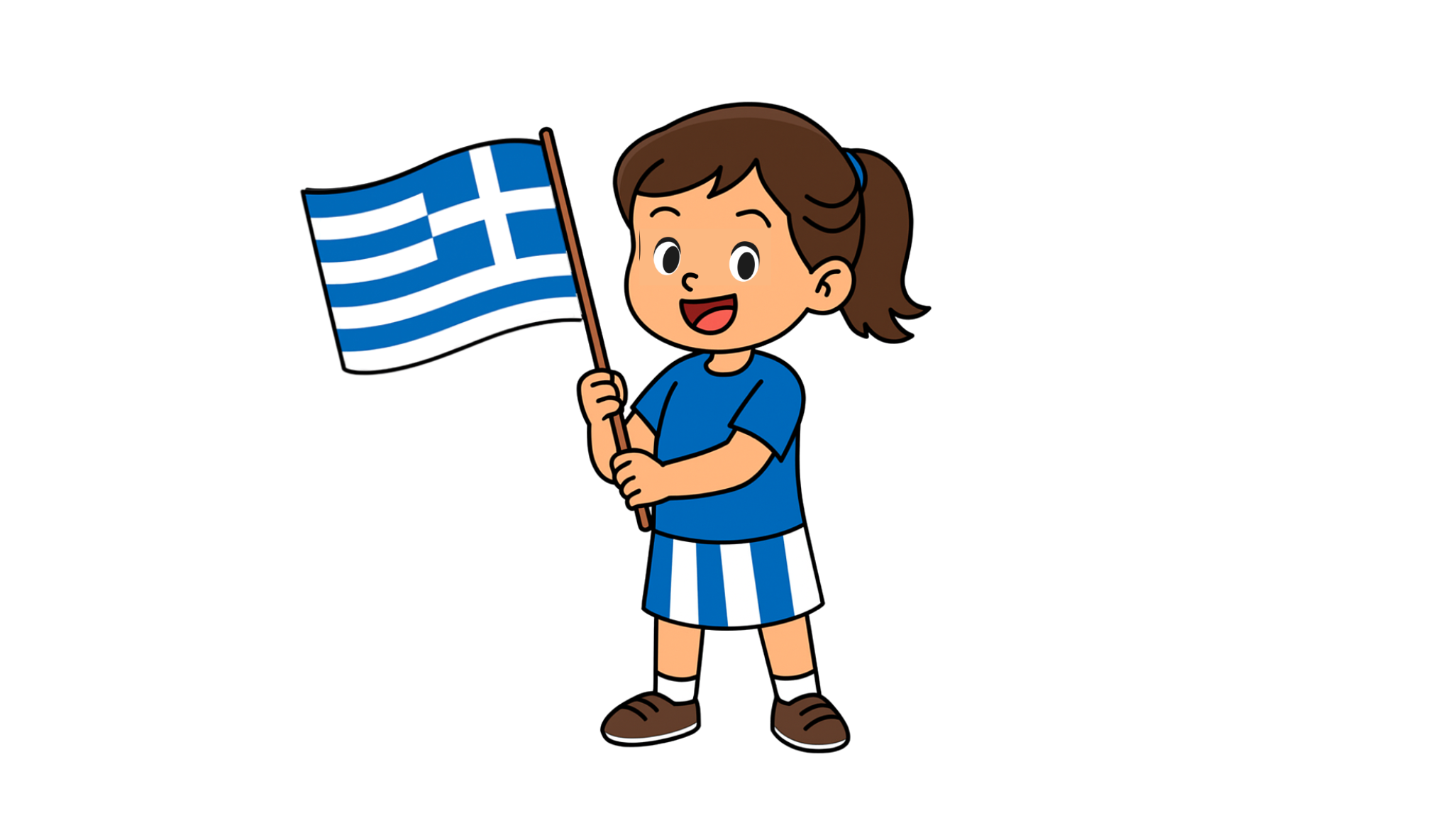 Greek Flag Sketch Greek Flag Sketch